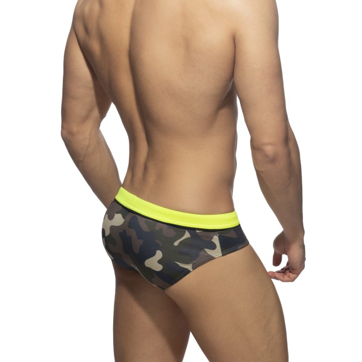 Kąpielówki męskie Sport Detail Binding Camouflage Addicted