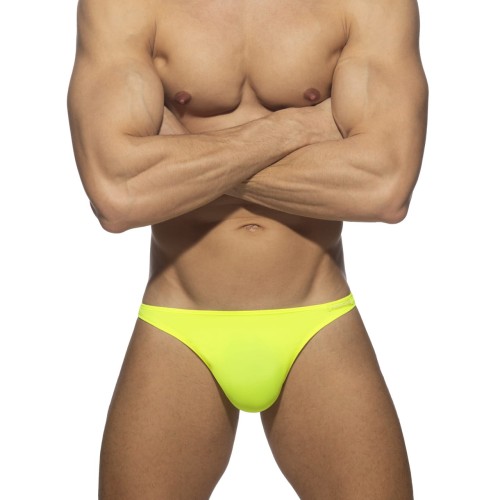 Kąpielówki męskie G-String Neon Yellow Addicted