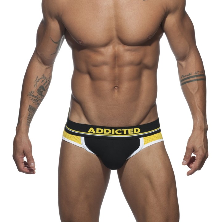 Jockstrapy Push Up Sport Black Addicted