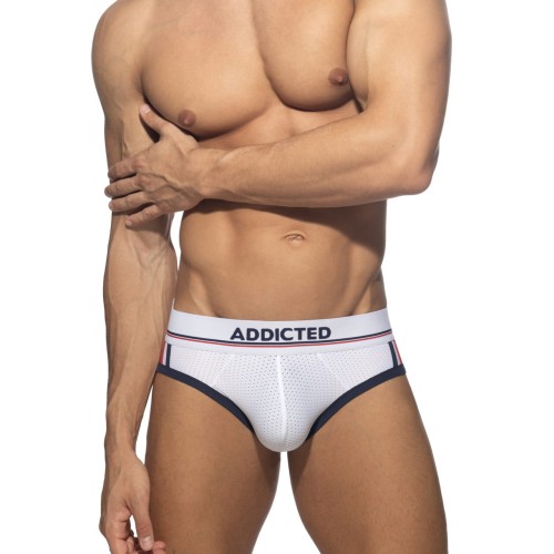 Slipy męskie Open Sport Mesh White Addicted