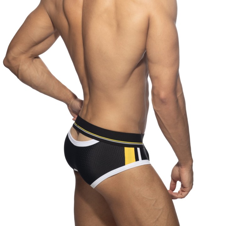 Slipy męskie Open Sport Mesh Black Addicted