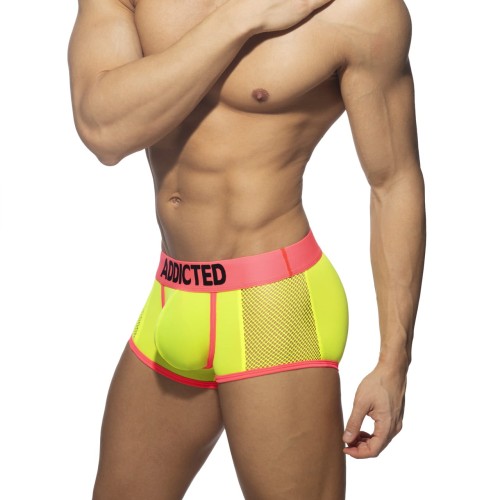 Bokserki męskie Neon Mesh Neon Yellow Addicted