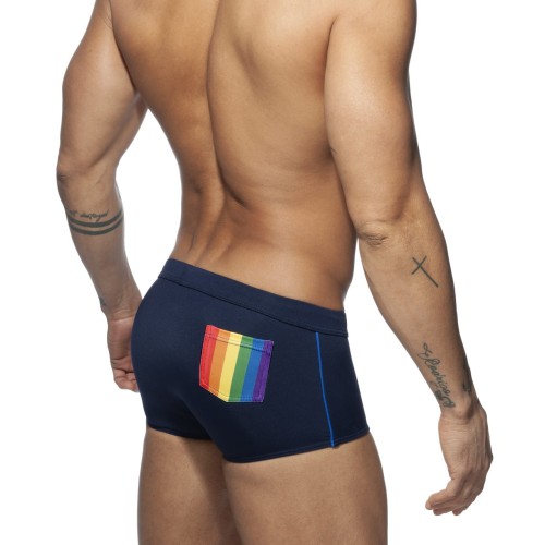 Kąpielówki męskie Rainbow Navy Addicted