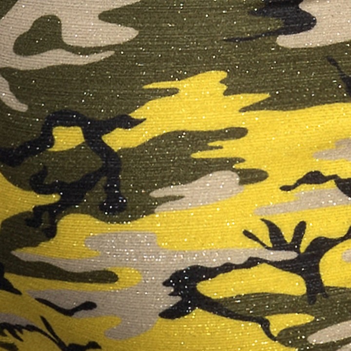 Kąpielówki męskie Birght Camo Yellow Addicted