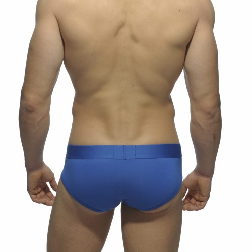 Niebieskie slipy push up Basic Modal ES Collection