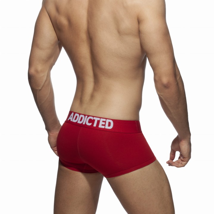 Czerwone krótkie bokserki męskie My Basic Addicted