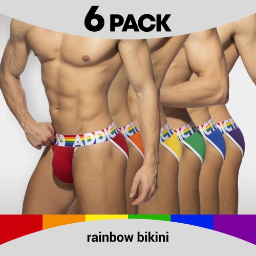 6x figi męskie Rainbow Addicted