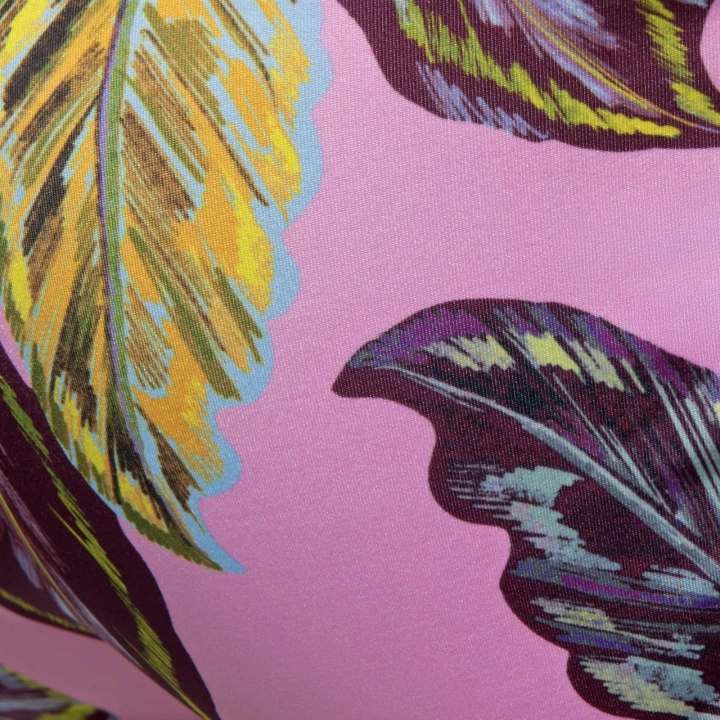 Slipy kąpielowe Maple Leaves Pink Addicted