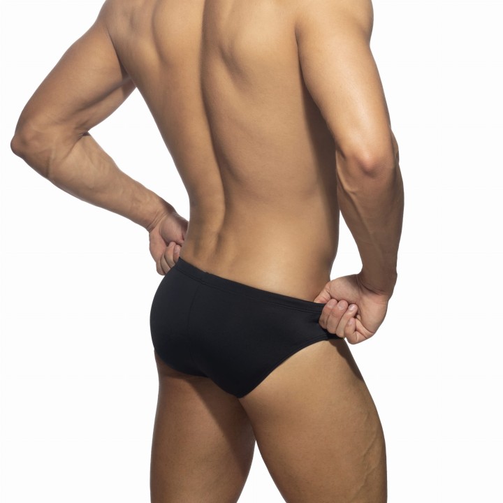 Czarne kąpielówki męskie Low Cut Sports Addicted