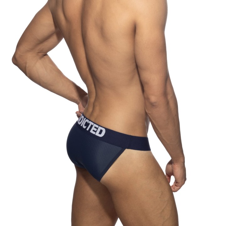 3x figi męskie Push Up Mesh Addicted