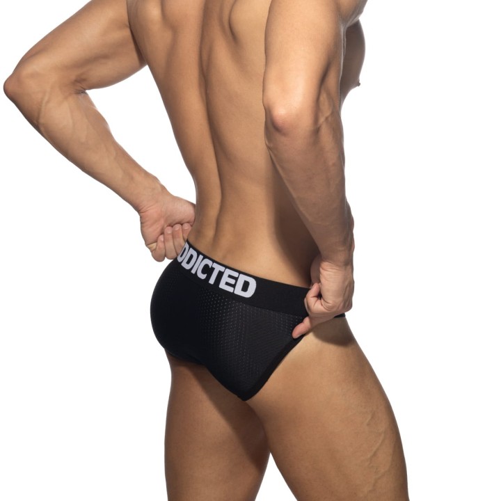 3x figi męskie Push Up Mesh Addicted