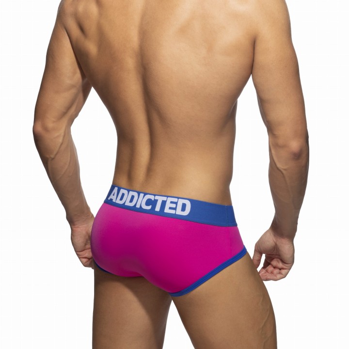 Różowe kąpielówki męskie Swimderwear Push Up Addicted