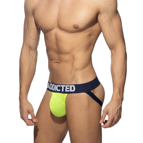 Jockstrapy Flame Neon Yellow Addicted