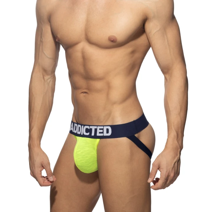 Jockstrapy Flame Neon Yellow Addicted