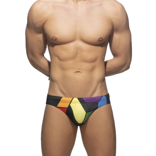 Kąpielówki męskie AD Pride Black Addicted