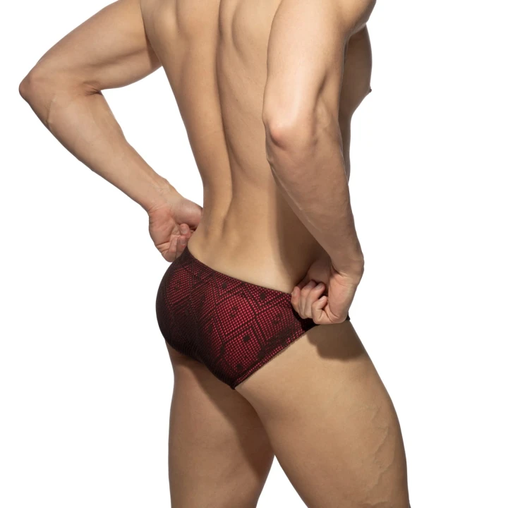 Slipy kąpielowe męskie Agadir Brown Addicted