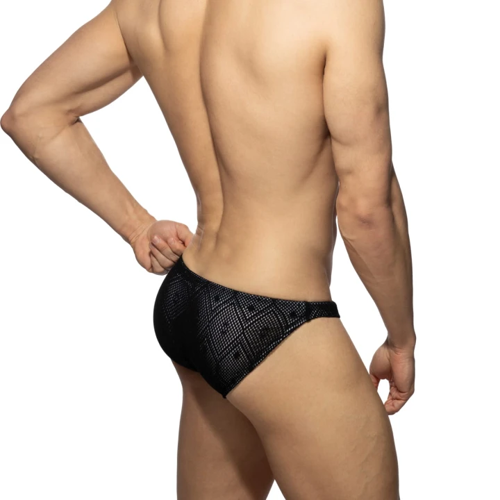 Slipy kąpielowe męskie Agadir Black Addicted