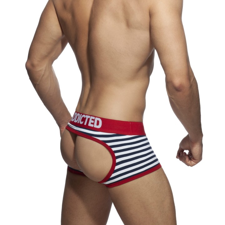 Bokserki męskie jockstrapy Red Sailor Addicted