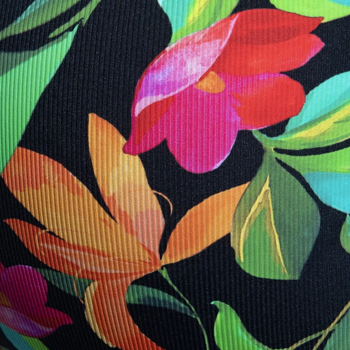 Figi męskie Bold Flowers Black ES Collection