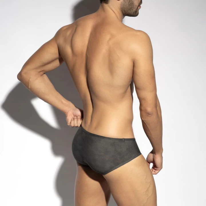 Slipy męskie Simsuede Charcoal ES Collection
