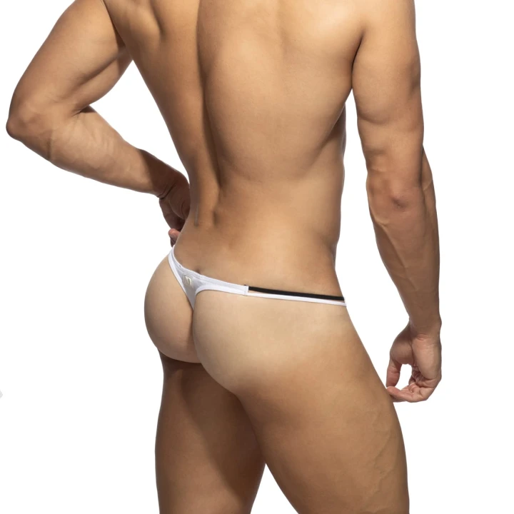 Stringi męskie Sexy Rib White Addicted