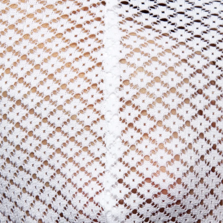 Stringi męskie Diamond Lace White ES Collection