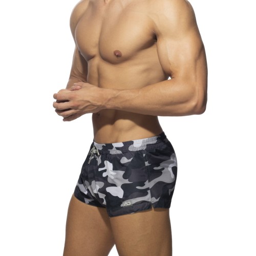Szorty kąpielowe Camo Grey Camouflage Addicted