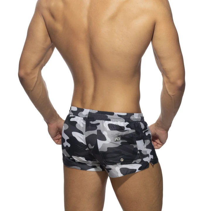 Szorty kąpielowe Camo Grey Camouflage Addicted