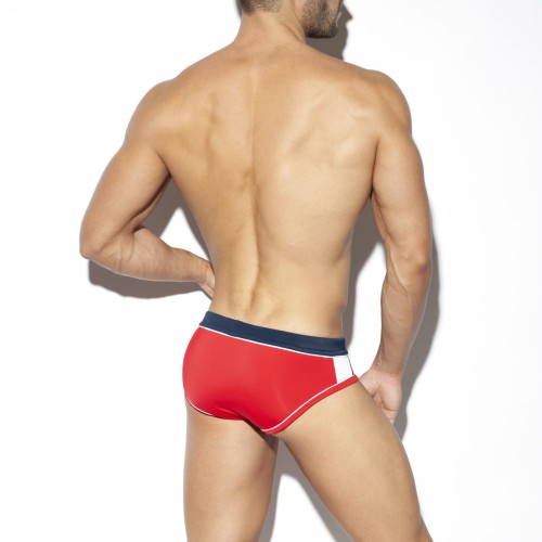Slipy kąpielowe Sport Red ES Collection
