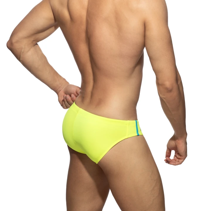 Kąpielówki męskie Low Cut Sports Neon Yellow Addicted