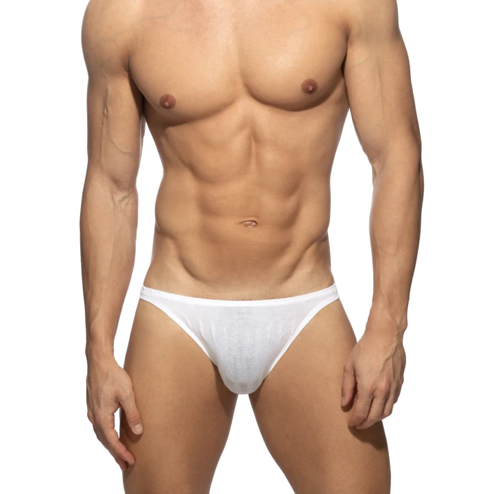 Figi męskie Mock Ribs White Addicted