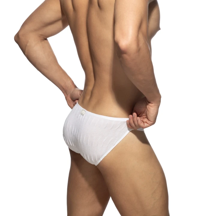 Figi męskie Mock Ribs White Addicted