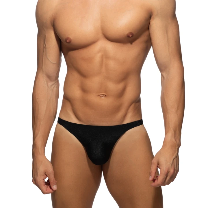 Stringi kąpielowe Pique Black Addicted