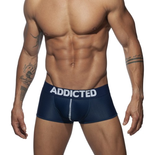 Bokserki męskie Push Up Mesh Navy Addicted