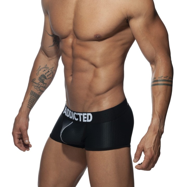 Bokserki męskie Push Up Mesh Black Addicted