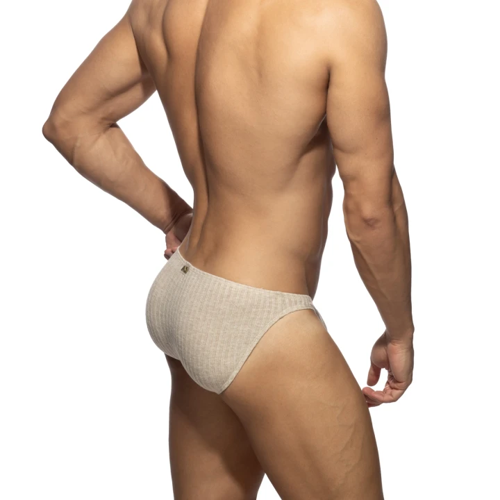 Figi męskie Jeans Rib Knit Beige Addicted