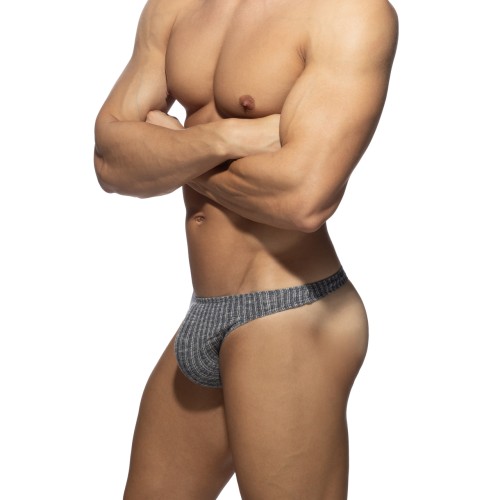 Stringi męskie Jeans Rib Knit Navy Addicted