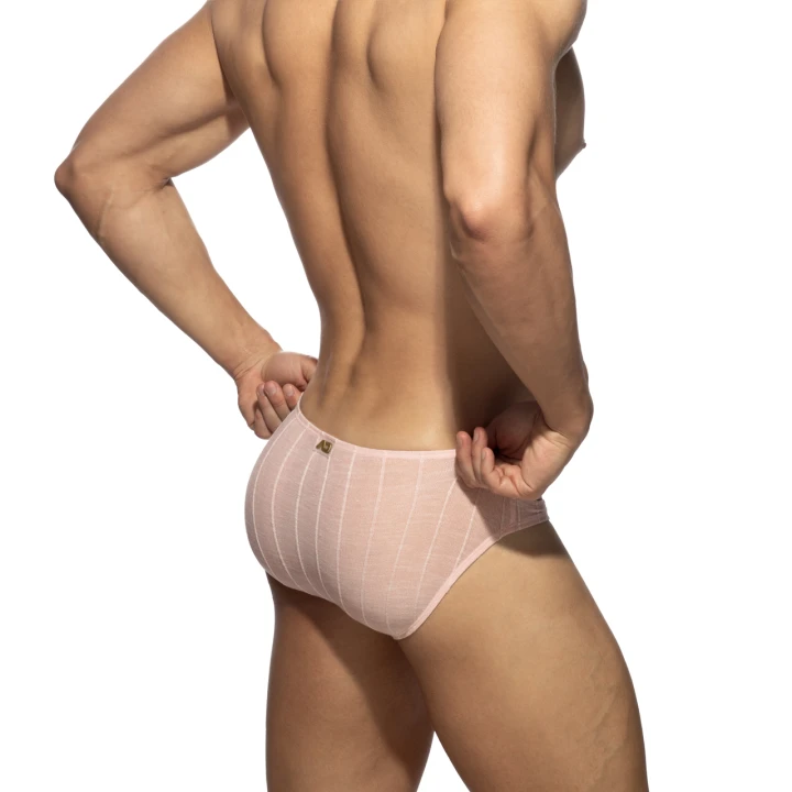 Figi męskie Rib Knit Pink Addicted