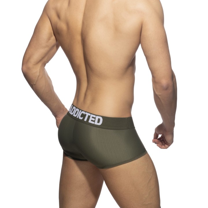 Bokserki męskie Push Up Mesh Khaki Addicted