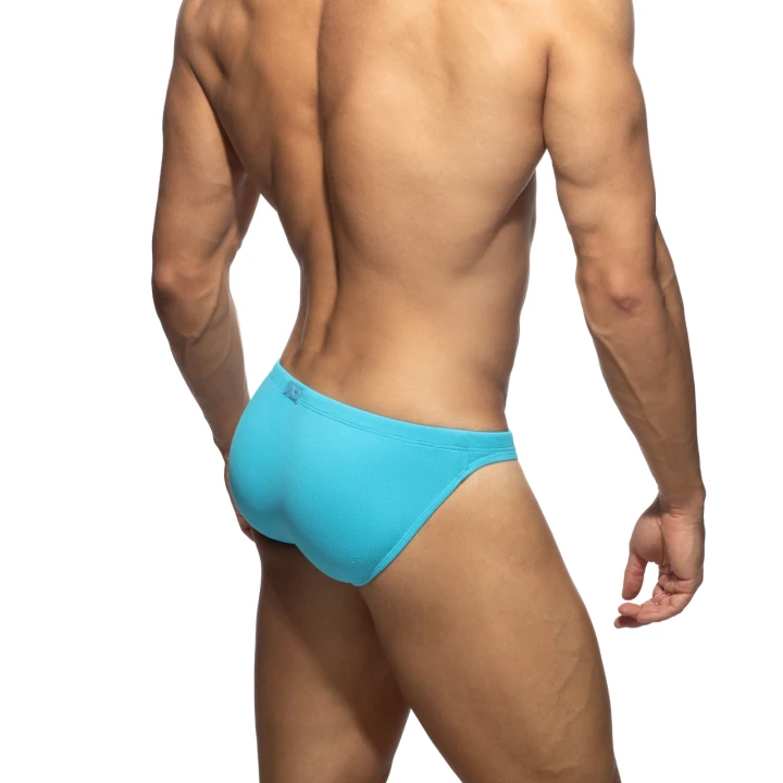 Figi kąpielowe Basic Rib Turquoise Addicted