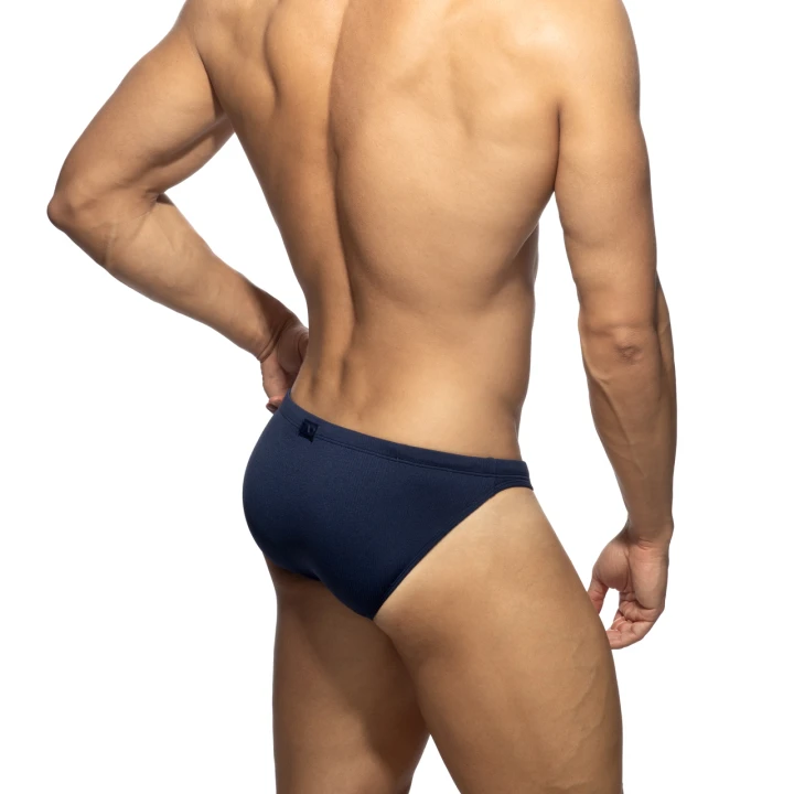 Figi kąpielowe Basic Rib Navy Addicted