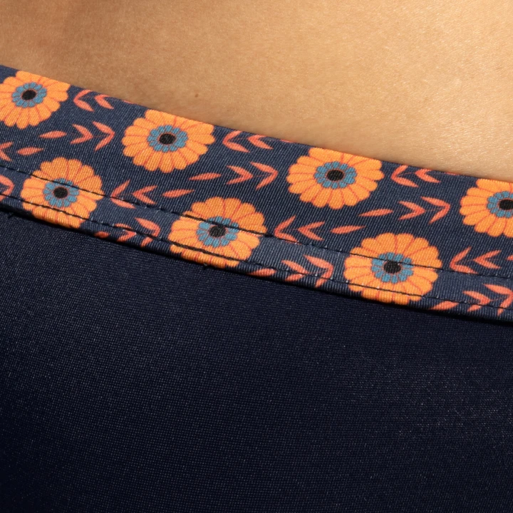 Figi kąpielowe Flowerly Band Navy Addicted