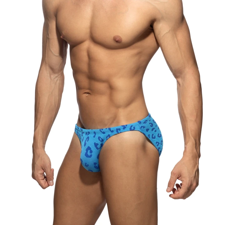 Figi kąpielowe Fantasy Leopard Royal Blue Addicted