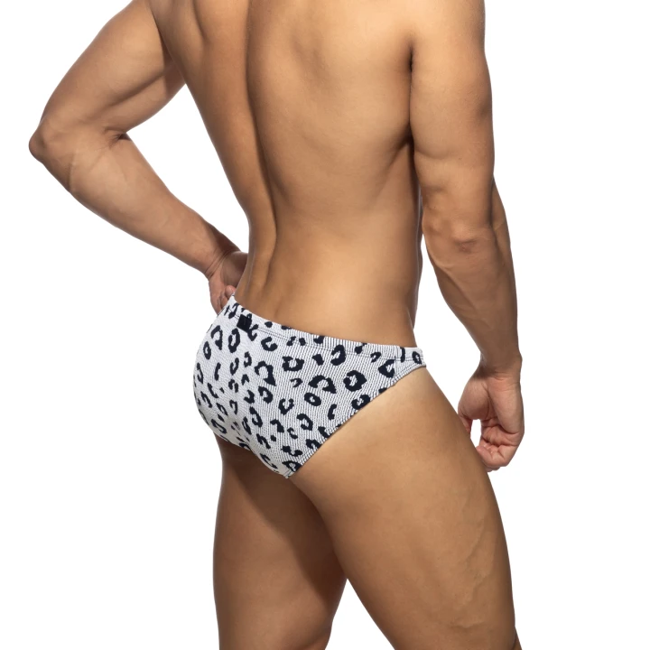 Figi kąpielowe Fantasy Leopard White Addicted