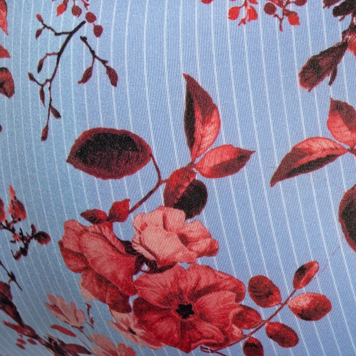Stringi męskie Mini Striped-Floral Sky Blue ES Collection