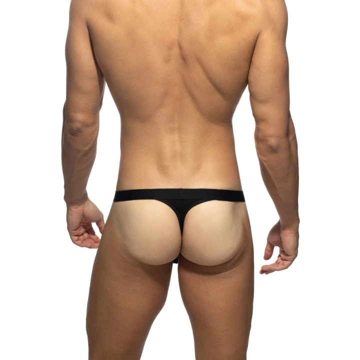 Stringi męskie Bamboo Skin Layer Black Addicted