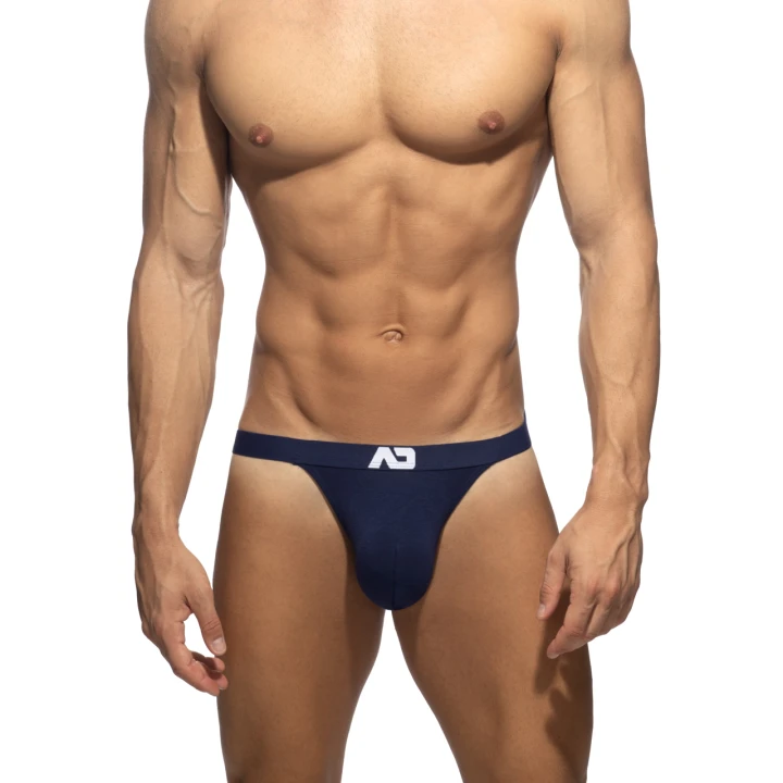 Stringi męskie Bamboo Skin Layer Navy Addicted
