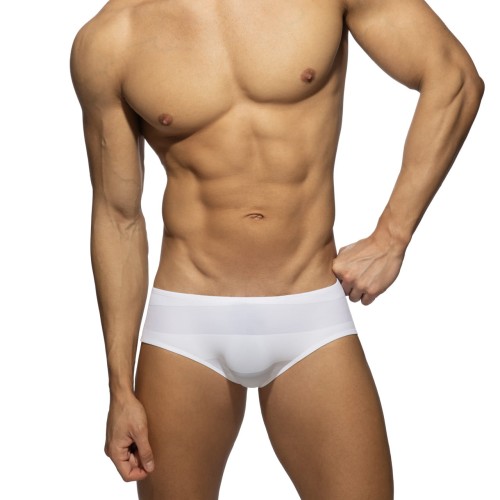 Białe slipy męskie Stripes Addicted