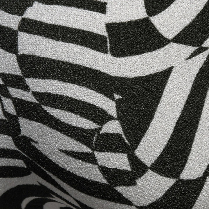 Figi kąpielowe Abstract Terrycloth Black Addicted