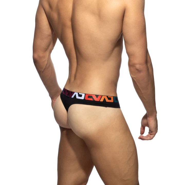 Stringi męskie AD All Over Black Addicted